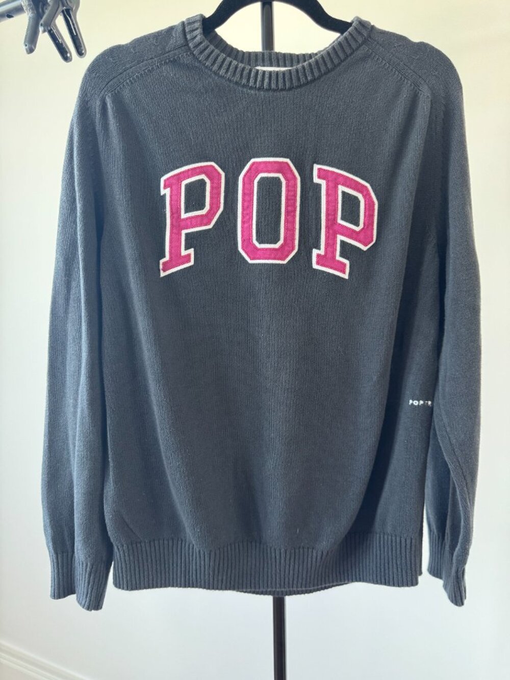 POP TRADING COMPANY Gray Arch Sweater